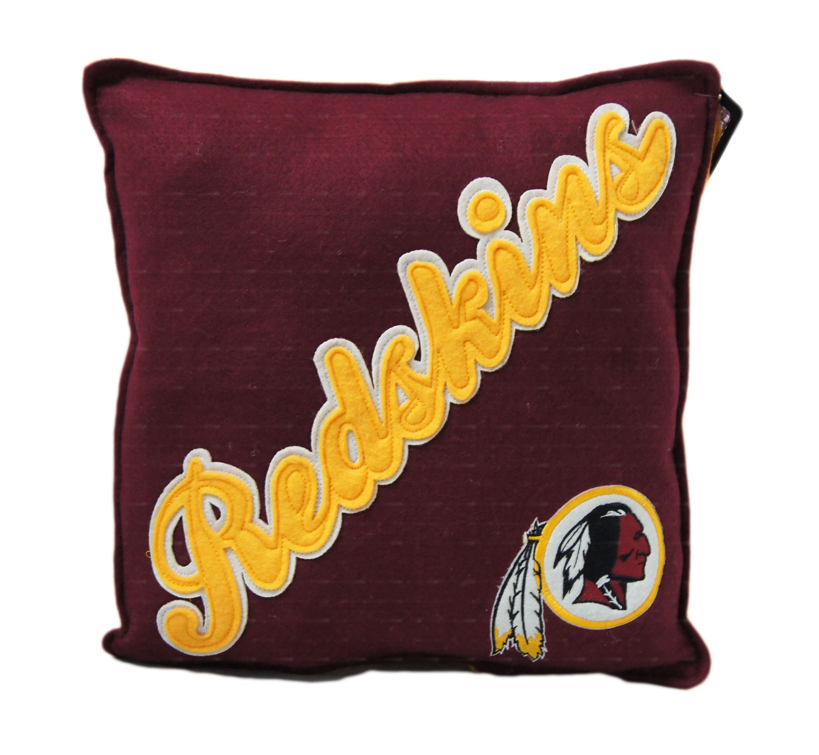 Script Logo Felt Pillow